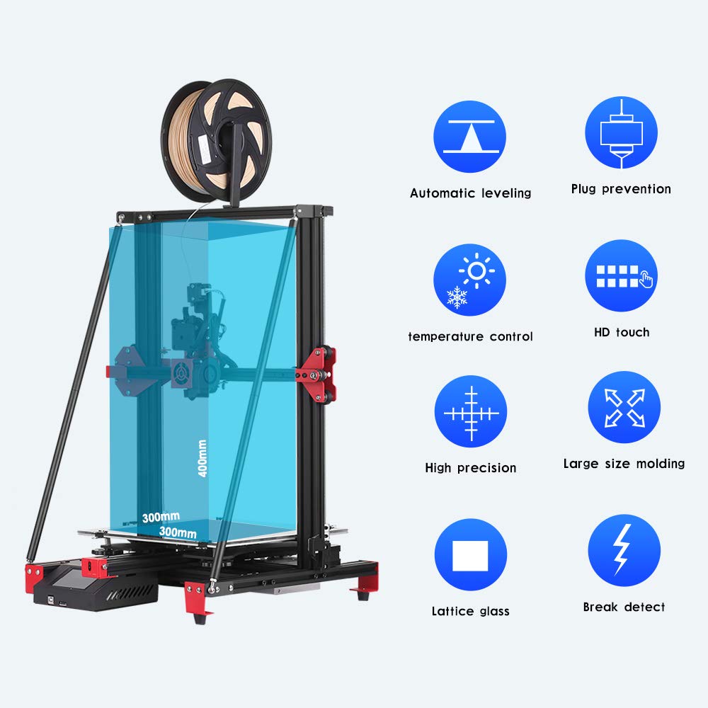 Creativity CY300 FDM 3D Printer Upgraded Dual Z Axis, Silent